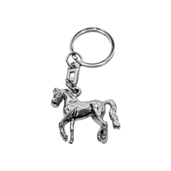 Llavero Niquelado de Caballo