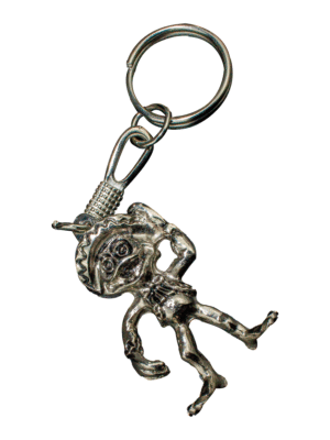 Llavero Metálico de Rana Mariachi