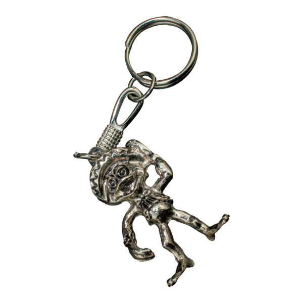 Llavero Metálico de Rana Mariachi