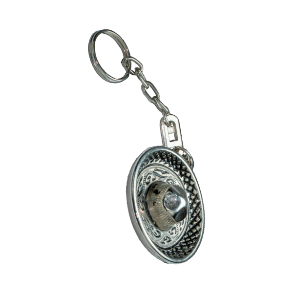 Llavero Metálico de Sombrero Charro