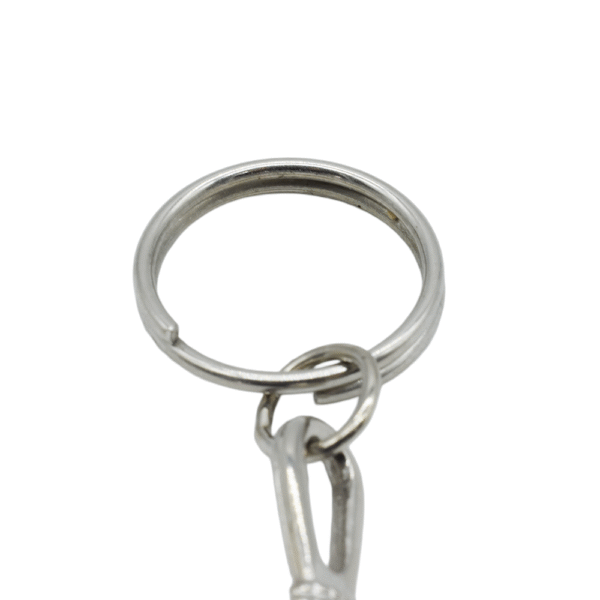 Llavero Metálico de Medalla de Caballo