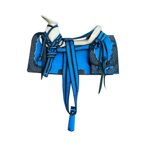 MONTURA CUADRADA DE LONA AZUL MONTURA CUADRADA DE LONA