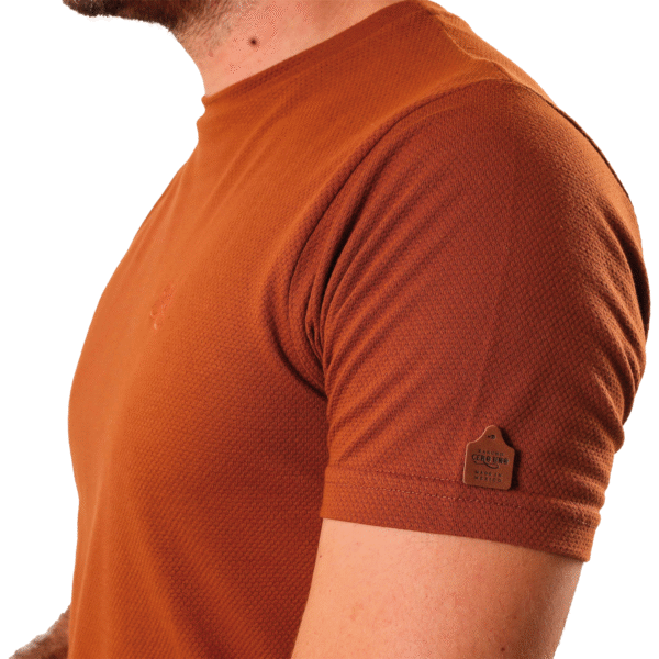 CAMISA ESTILO VAQUETA EN COLOR OGRE