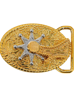 Hebilla Espuela Ovalada Oro