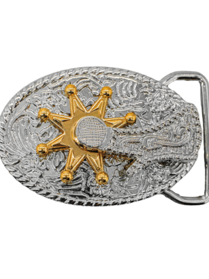 Hebilla Espuela Infantil Plata