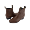 Botin Charro de Piel Cafe