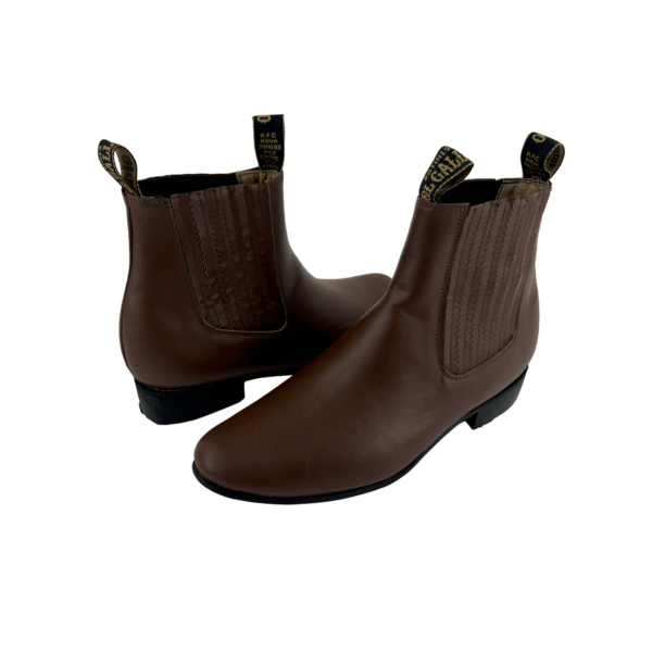 Botin Charro de Piel Chocolate