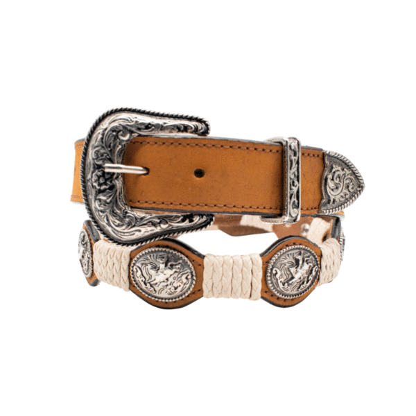 CINTURON DE MUJER CON CORCHO TRENZADO