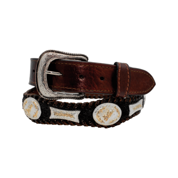 Cinturon Abultado Orleado con Pelo