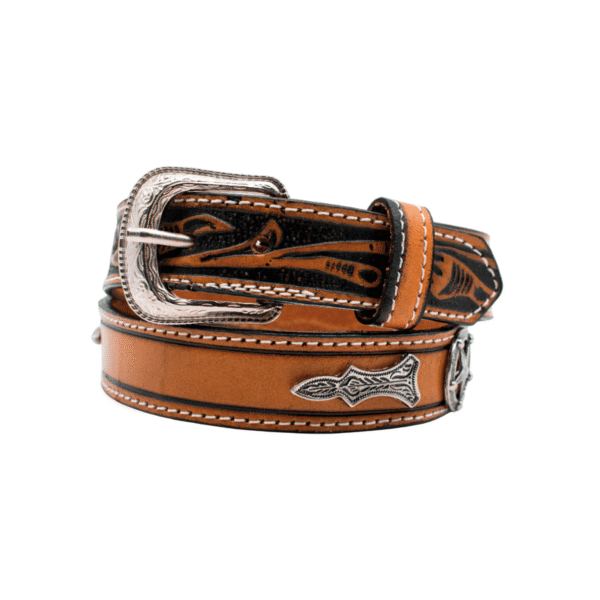 CINTURON DE NIÑO SHERIFF EN COLOR MIEL