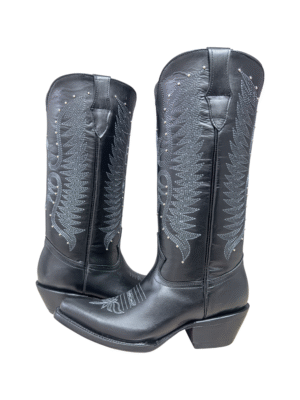 Bota de Piel Puntal con Estoperol