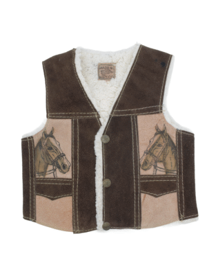 CHALECO DE NIÑO CON FIGURAS DE CABALLO