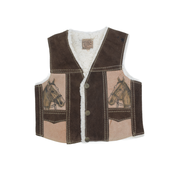 CHALECO DE NIÑO CON FIGURAS DE CABALLO