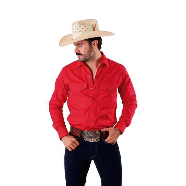 Camisa de Caballero Básica Rojo