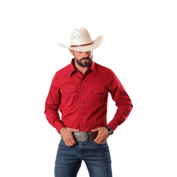 Camisa de Caballero Básica Rojo