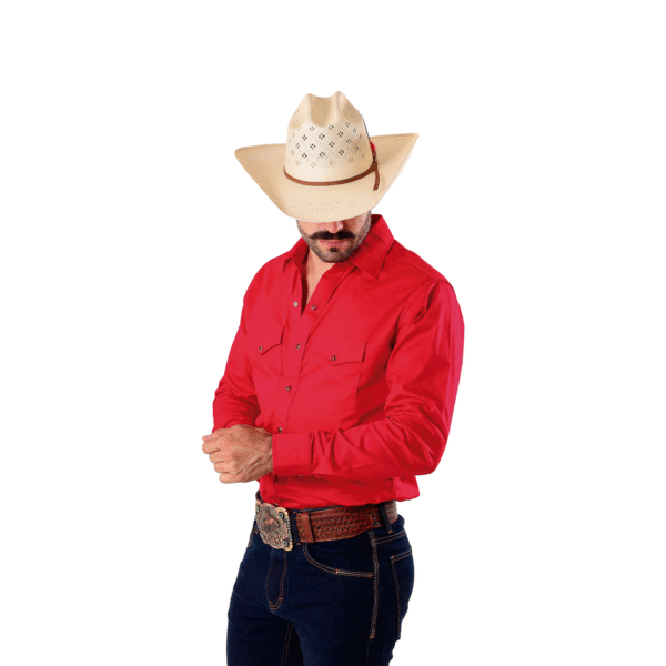 Camisa de Caballero Básica Rojo