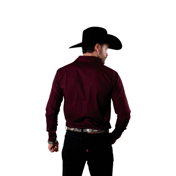 Camisa de Caballero Básica Vino