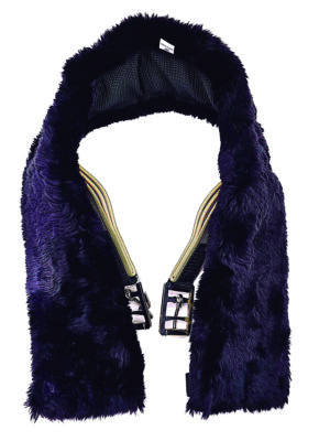 CINCHO PARA ALBARDON DE NIÑO EN COLOR NEGRO Y HEBILLAS DE ACERO