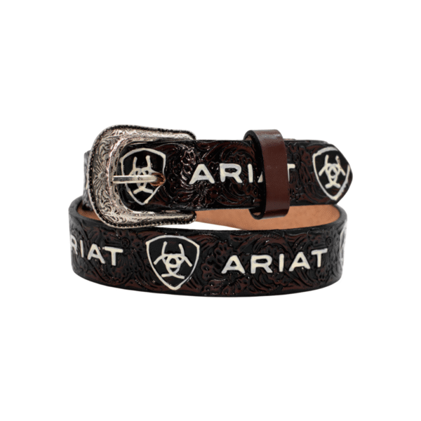 CINTURON DE NIÑO ARIAT EN COLOR MARRON