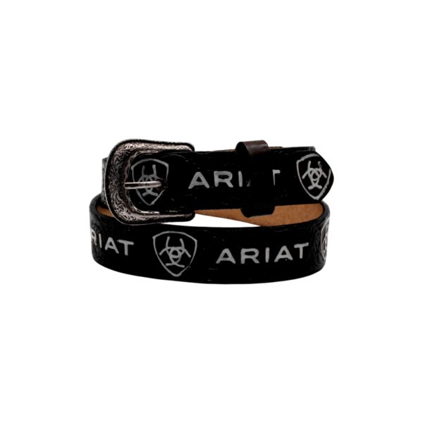 CINTURON DE NIÑO ARIAT EN COLOR NEGRO