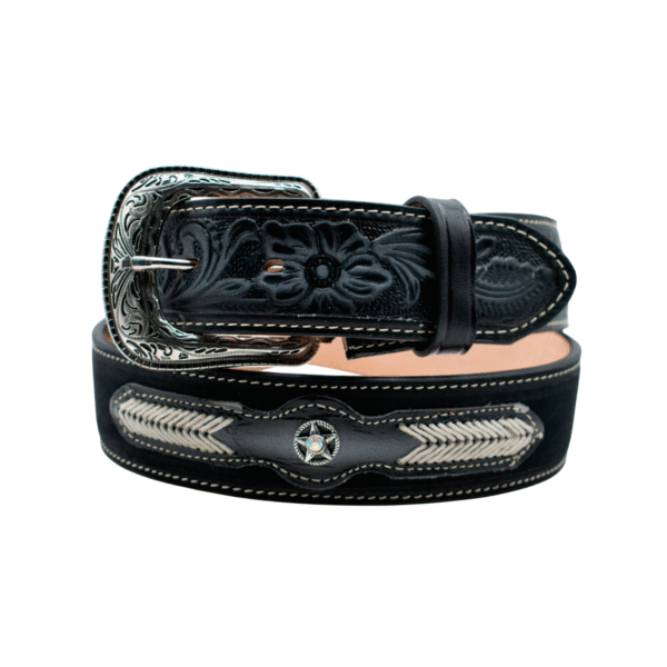 Cinturón Nobuck con estrella