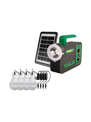 Sistema de Iluminación Solar con Radio y Luz de Emergencia