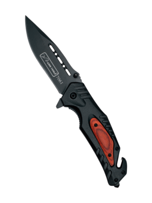 Navaja Pavonada Cacha de Metal y Madera