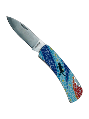 Navaja Lagartija Cacha de Madera con Impresión 3D