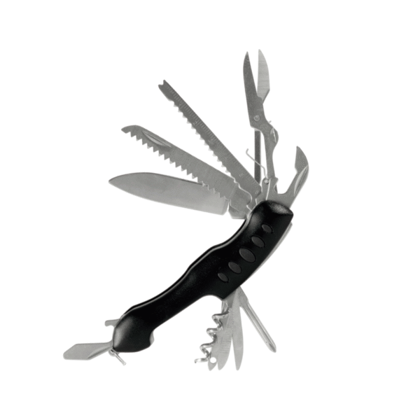 Navaja 11 Usos Cacha de Plastico Negro