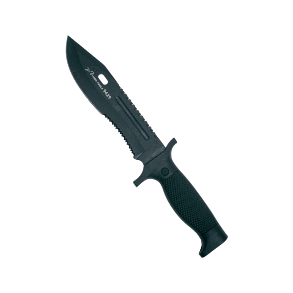 Cuchillo Monte Hoja Pavonada Negro