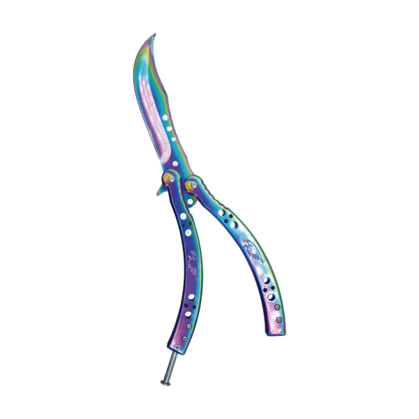 Navaja Monte Tipo Mariposa Gancho Tornasol