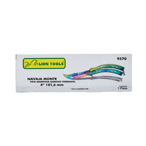 Navaja Monte Tipo Mariposa Gancho Tornasol