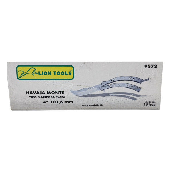 Navaja Monte Tipo Mariposa Plata