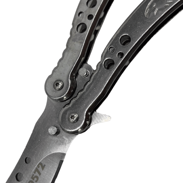 Navaja Monte Tipo Mariposa Plata