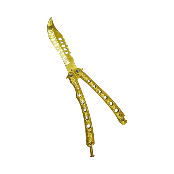 Navaja Monte Tipo Mariposa Dorada