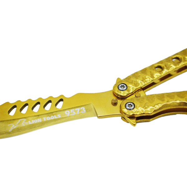 Navaja Monte Tipo Mariposa Dorada