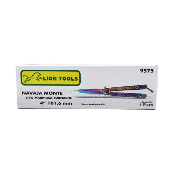 Navaja Monte Tipo Mariposa Tornasol