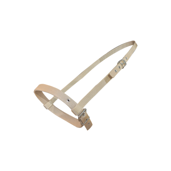 Cabezada Bozal con Ahogador Beige