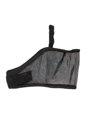 Mascara Cubre Moscos para Caballo Negra