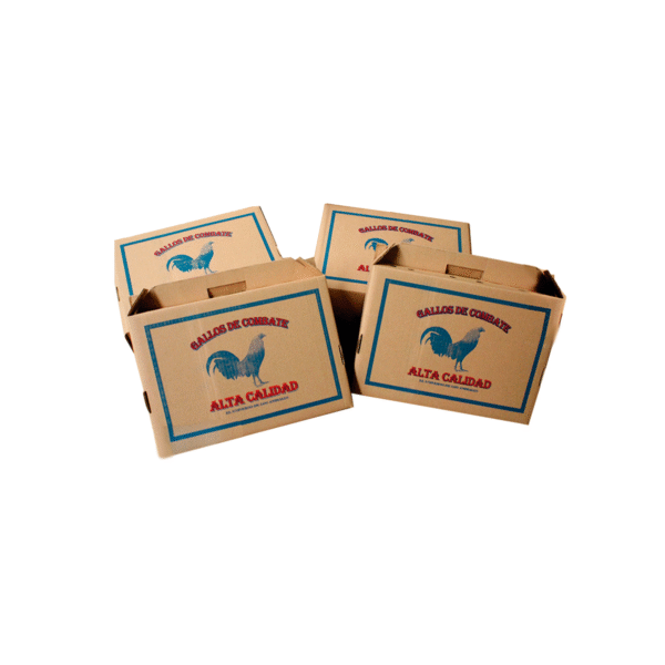 Caja de Embarque de Gallos para Avión