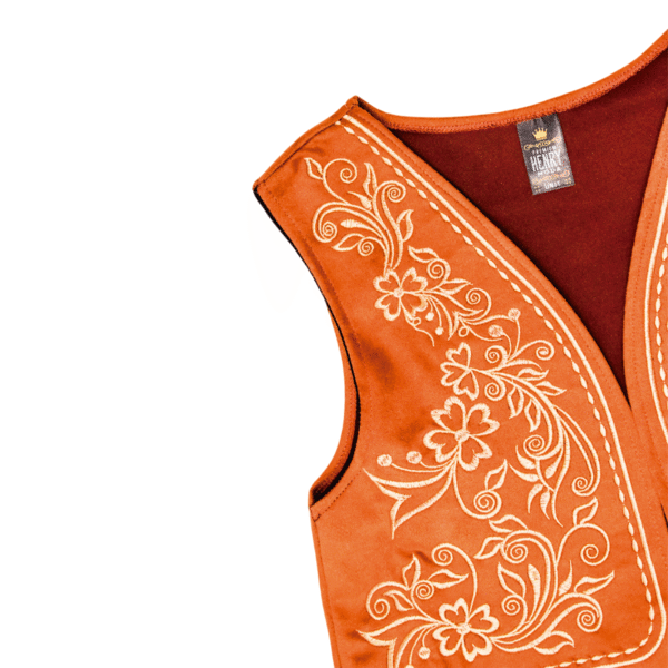 Chaleco Bordado Blanco