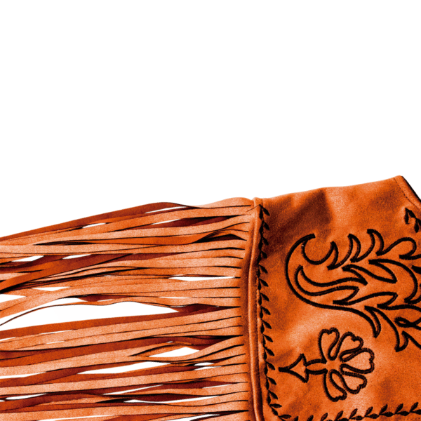 Chaleco Bordado Café