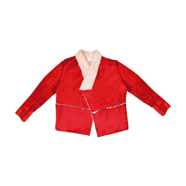 Chamarra Corta Forrada Roja