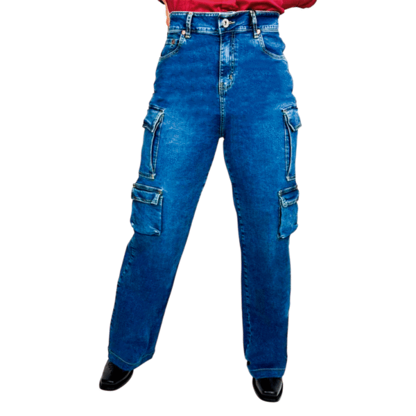 Jeans de Dama Tipo Cargo