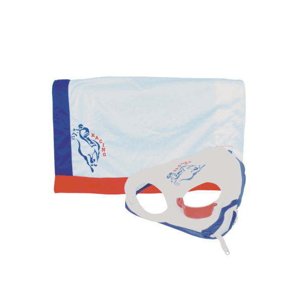 Juego de Mantilla y Máscara Bordada