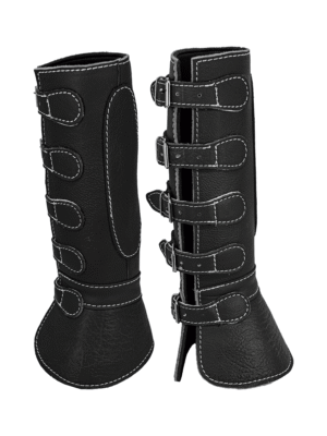 Protector de 2 Piezas de Piel con Hebilla Negra