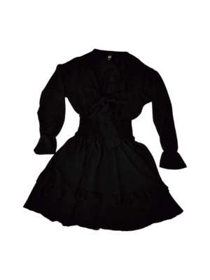 Vestido de Olanes Negro