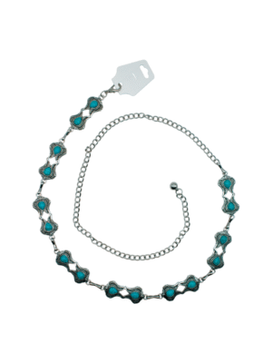 Cinturon Doble Turquesa