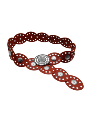 Cinturon Vaquero con Hebilla Plata Antigua