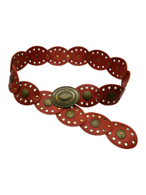 Cinturon Vaquero con Hebilla Dorada Antigua